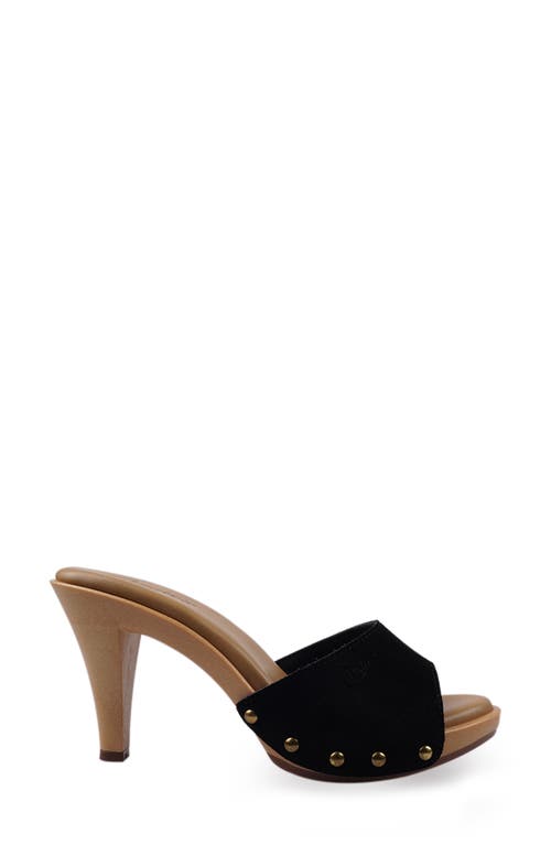 Candies Candie's Emiliana Platform Sandal In Black Suede