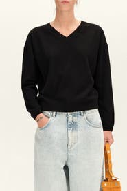 BIMBA Y LOLA V-neck Wool Cashmere Sweater