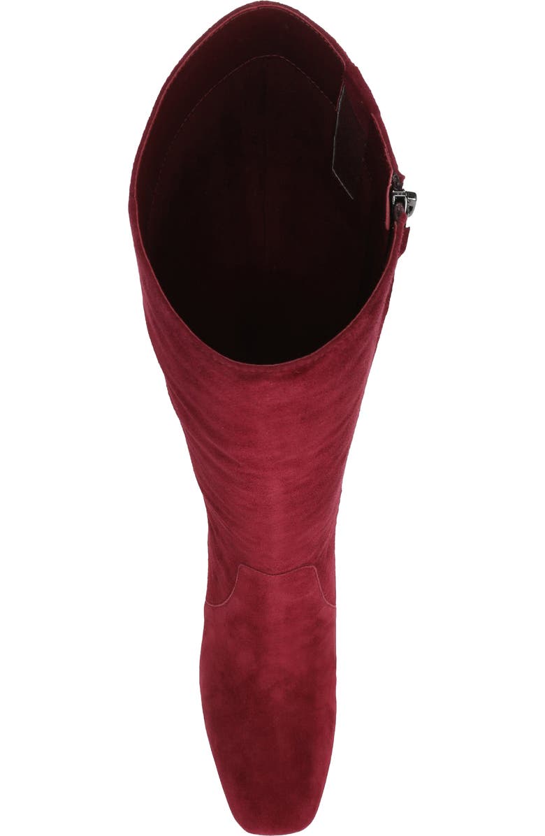 Sam Edelman Porter Knee High Boot, Alternate, color, French Merlot Suede
