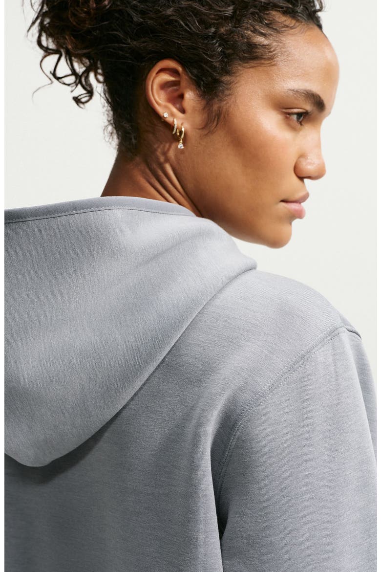 Dri-FIT Hoodie, Alternate, color, SMOKE GREY/ HTR/ WHITE
