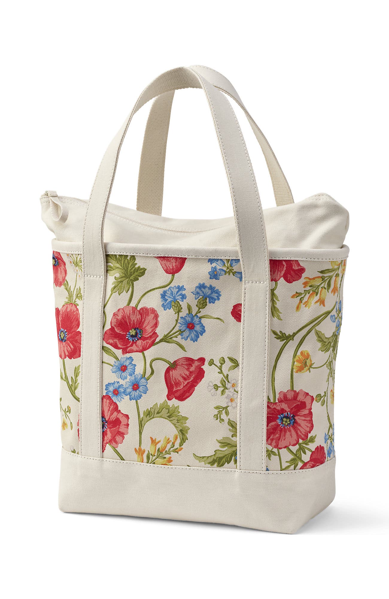 Lands' End Medium Denim Zip Top Tote Bag | Nordstrom