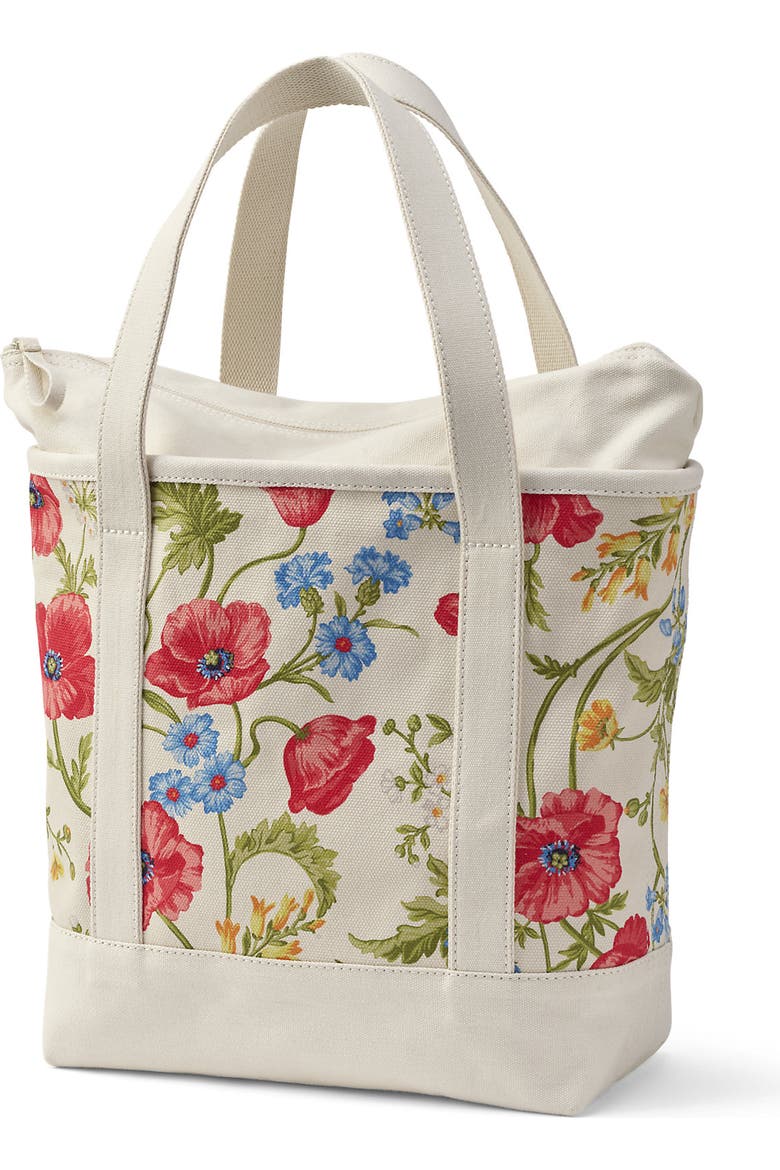 Medium Application Lands' End Medium Denim Zip Top Tote Bag | Nordstrom