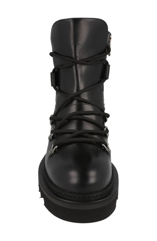 Ferragamo Elimo Leather Hiker Boot In Black