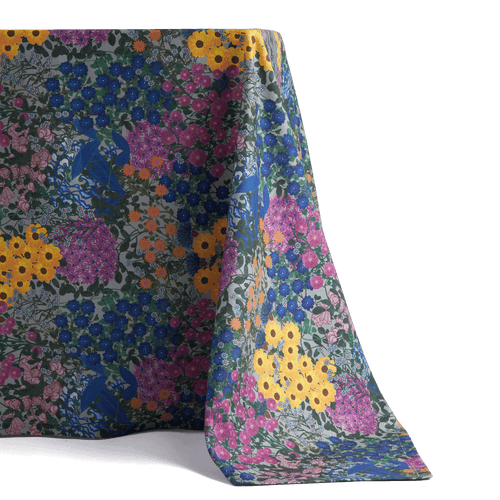 Sophie Williamson Design Tablecloth Pré Fleuri In Multi