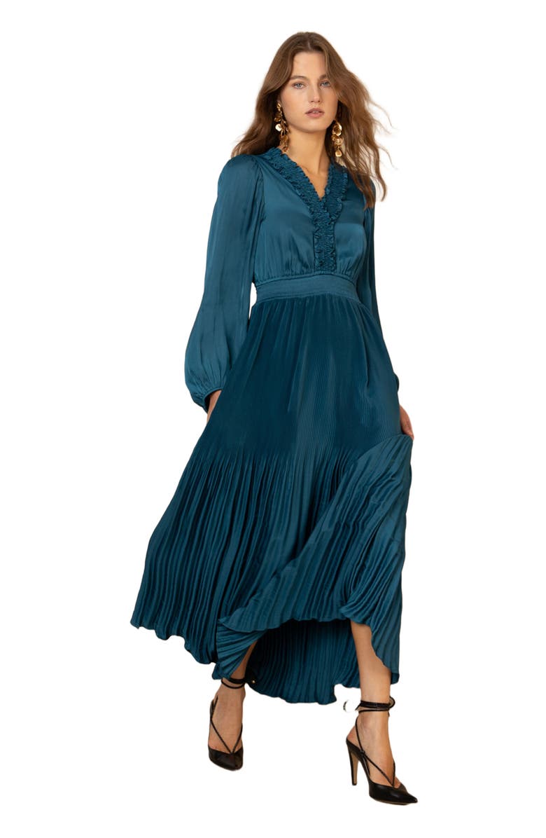 Hale Bob Alisson Charmeuse Dress, Main, color,