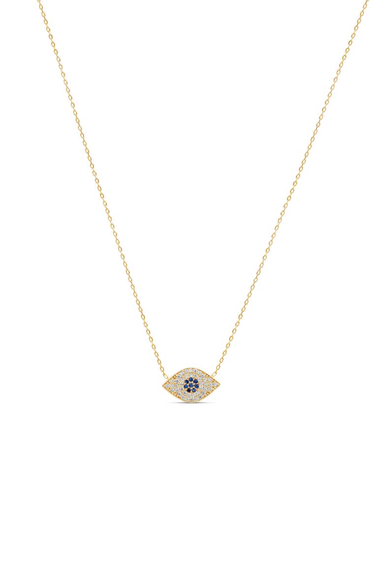 Evil Eye Pendant Necklace, Main, color, GOLD