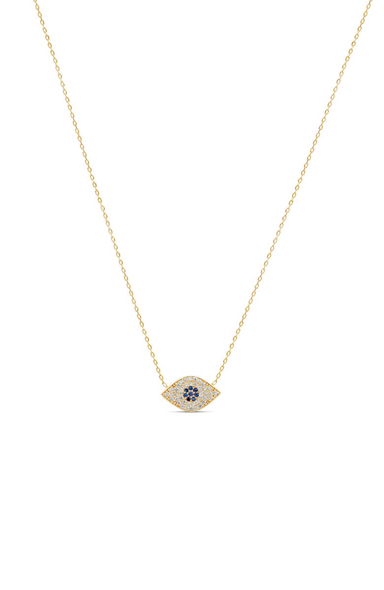 SHYMI Evil Eye Pendant Necklace, Main, color, Gold