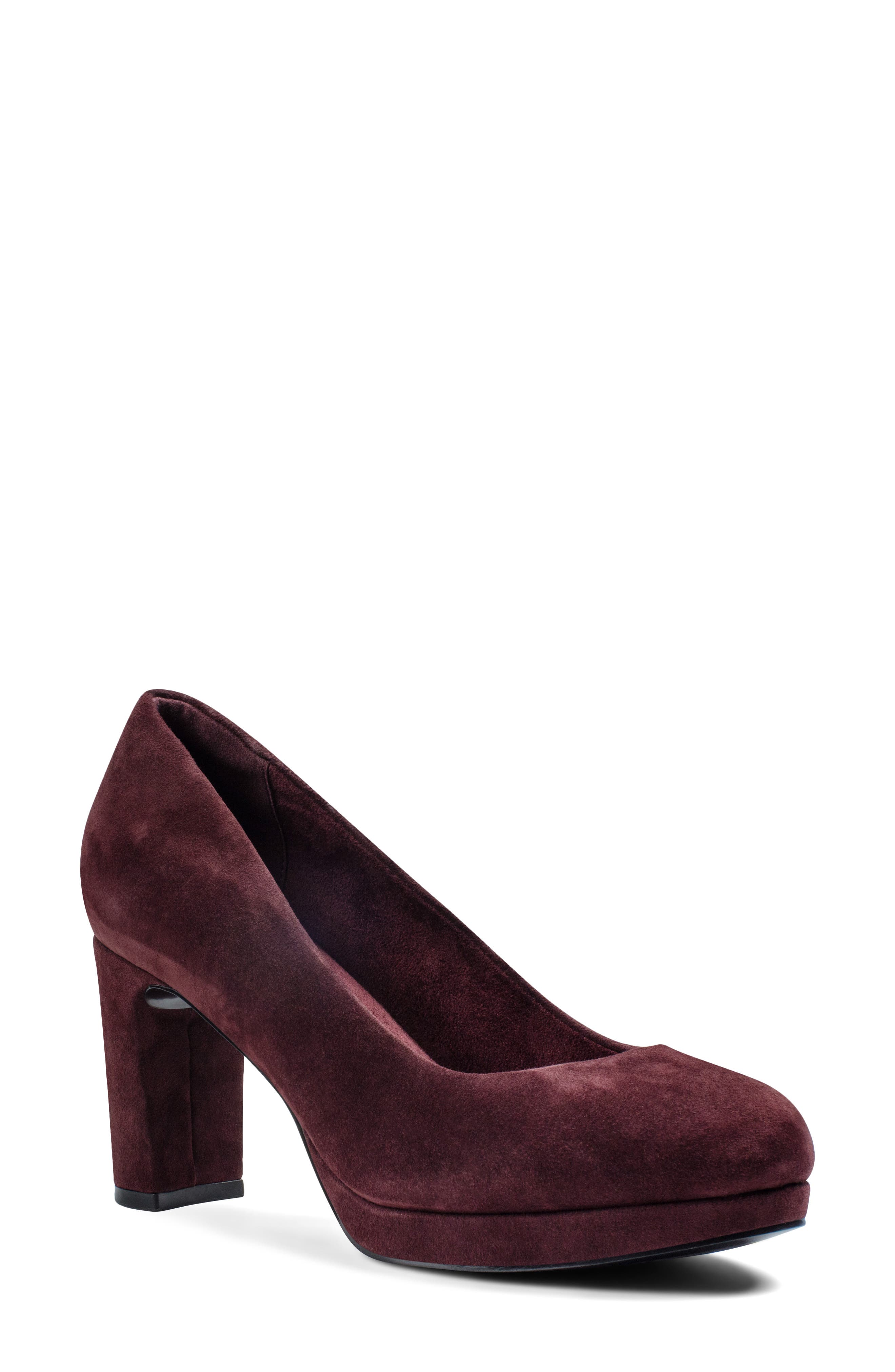 Rockport Carmen Pump, Main, color, Dark Red