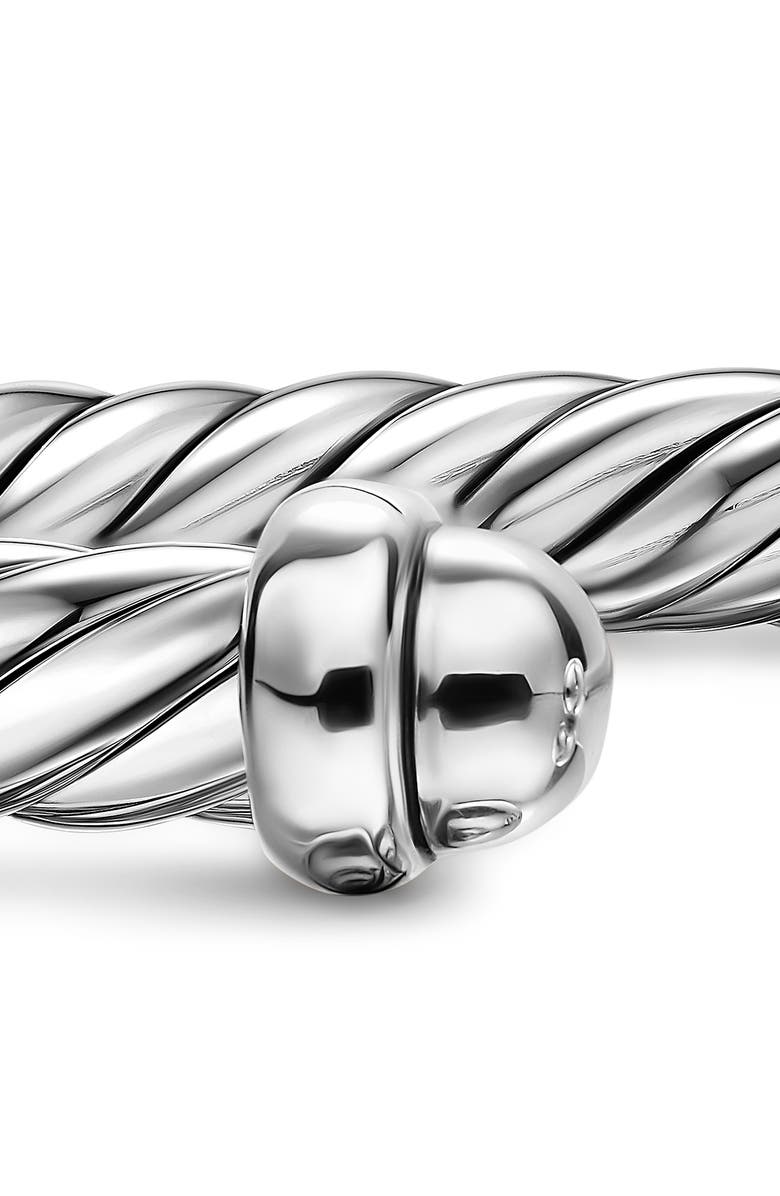 David Yurman Cable Flex Bracelet, 6mm, Alternate, color, Silver