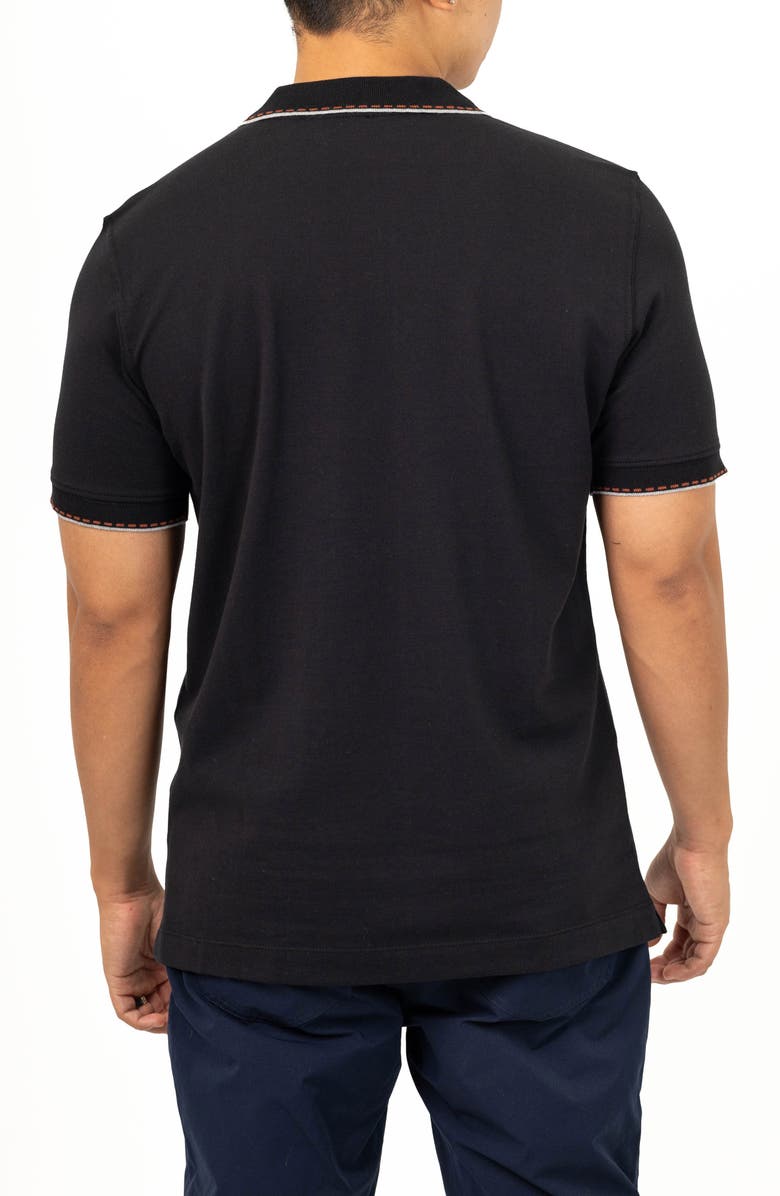 VELLAPAIS Lara Tipped Cotton Polo, Alternate, color,