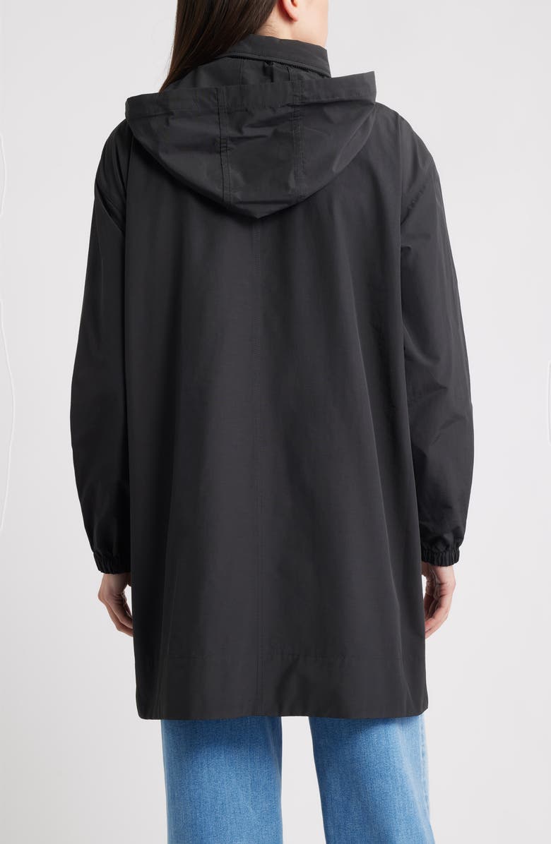 Eileen Fisher Stand Collar Jacket, Alternate, color, Black