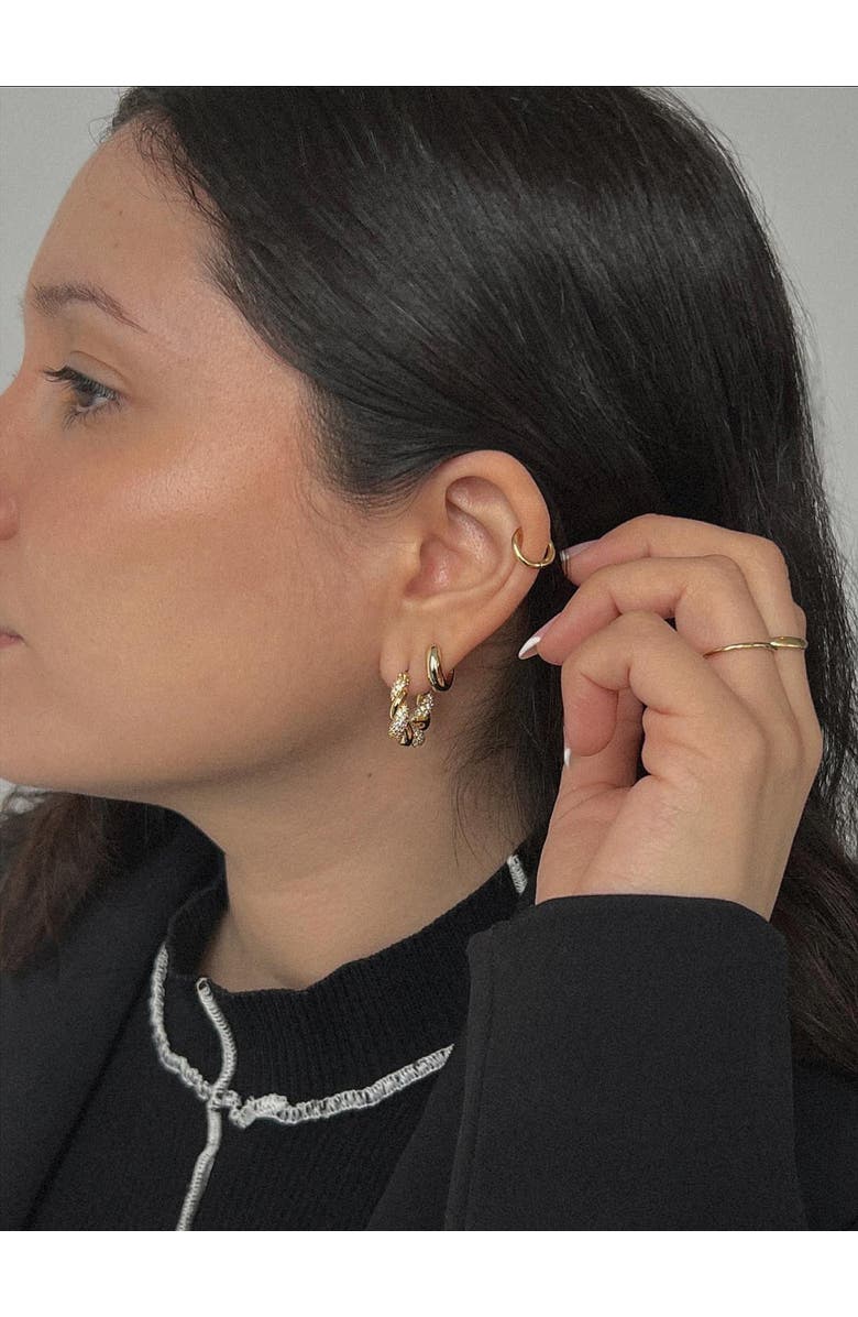 Ana Luisa Sterling Silver - Mini Huggie Hoops, Alternate, color,