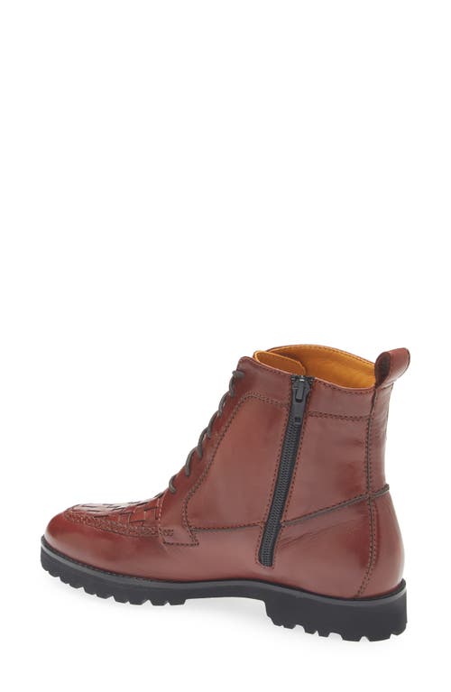 Robert Zur Bryn Lace-up Boot In Brown
