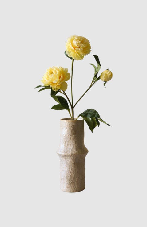 Yellow Peony Flower