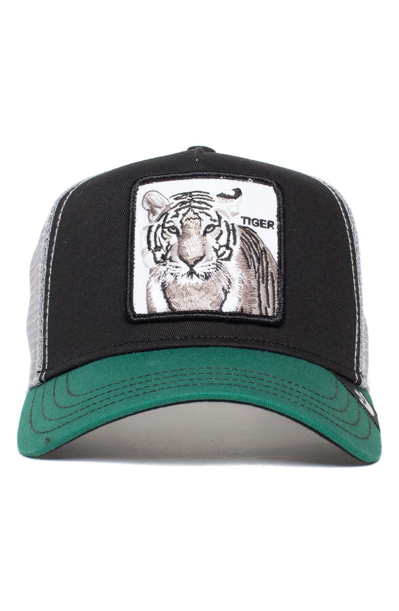 Goorin Bros. The White Tiger Trucker Hat, Main, color, Grey