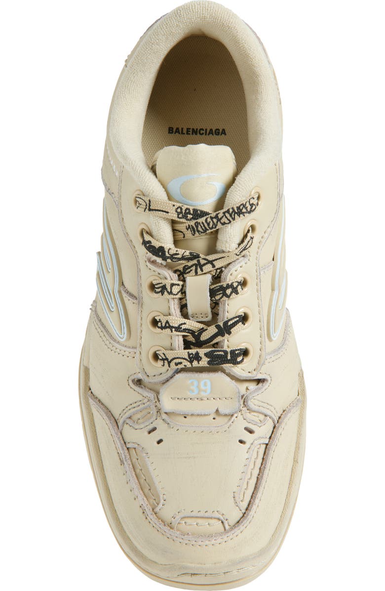 Balenciaga Hamptons Sneaker, Alternate, color, Off White/ Blue