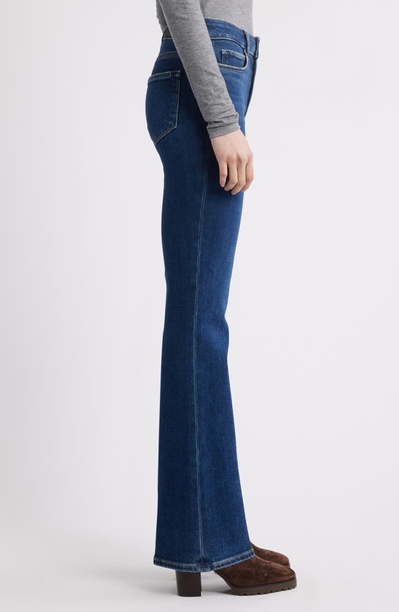 PAIGE Laurel Canyon High Waist Flare Jeans, Alternate, color, Mabry
