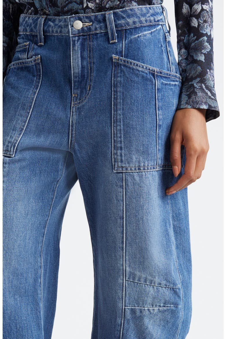 Cody High Waist Rodeo Jeans, Alternate, color, BRENTWOOD