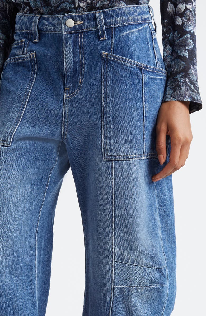 L'AGENCE Cody High Waist Rodeo Jeans, Alternate, color, 