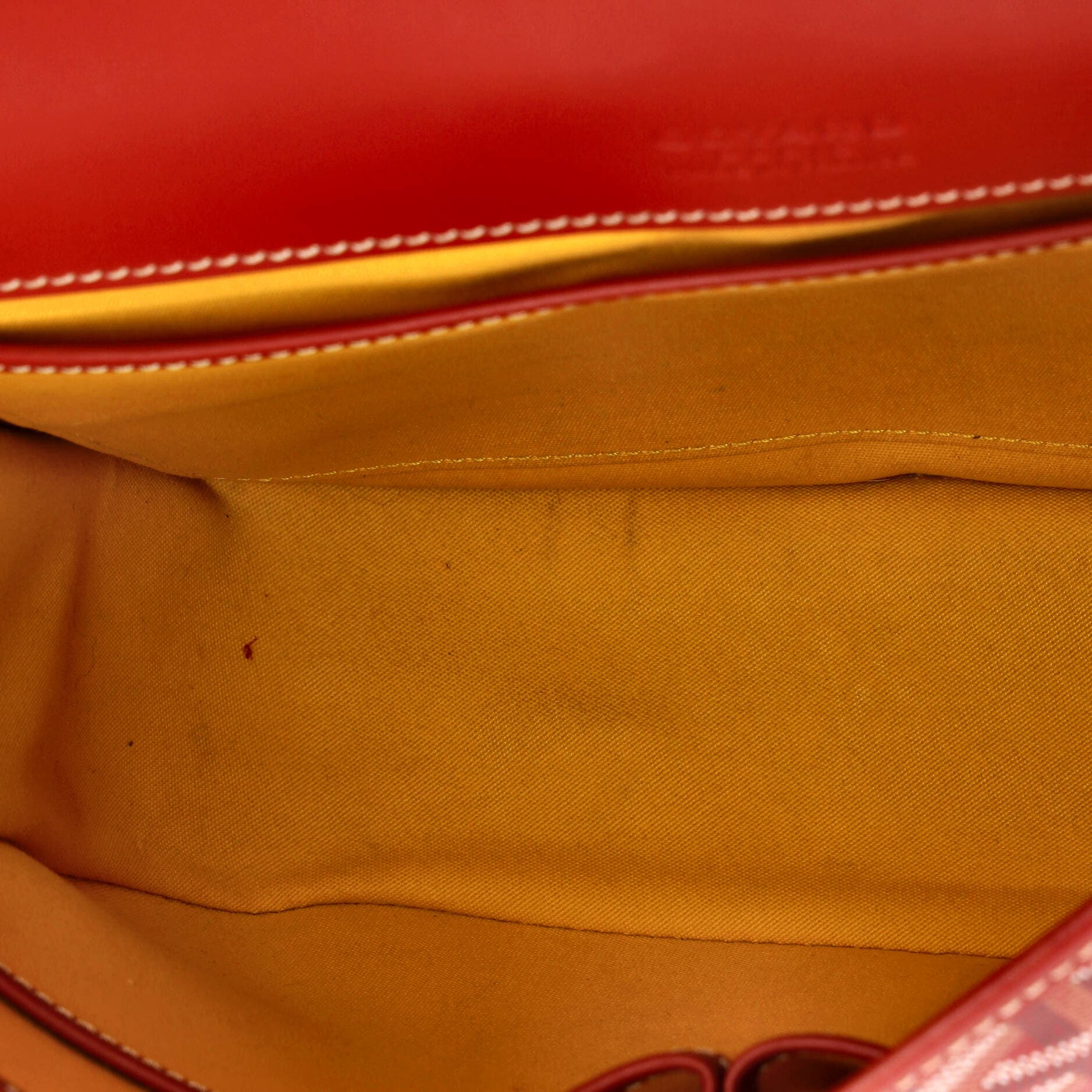 Pre-Owned Goyard Belvedere II Messenger Bag Coated Canvas MM, Alternate, color, Red