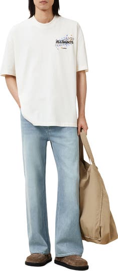Wavy Short Sleeve Crewneck Graphic T-Shirt