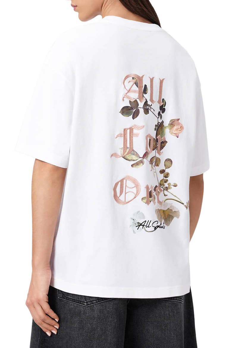 Oneness Etta Embroidered Graphic T-Shirt, Alternate, color, WHITE