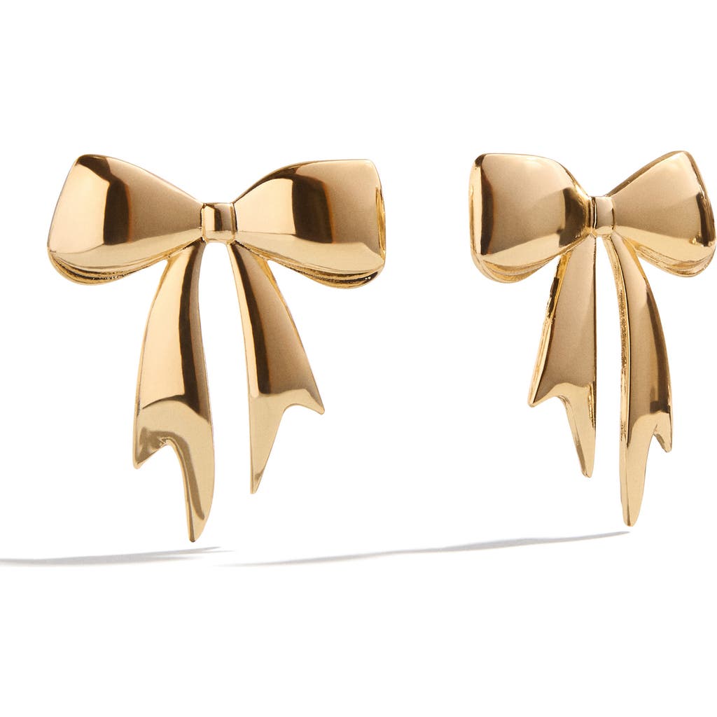 Baublebar Bow Earrings In Gold