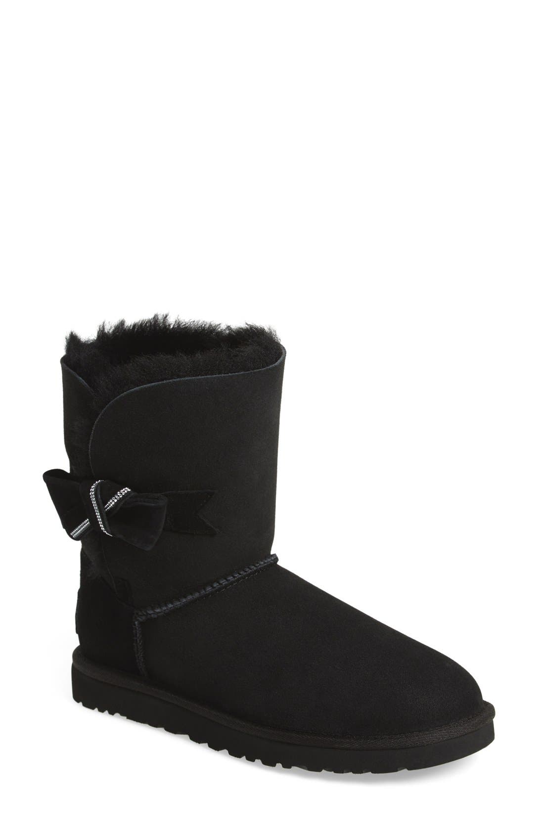 UGG<sup>®</sup> Australia 'Jasmine Bling Bow' Boot, Main, color, 