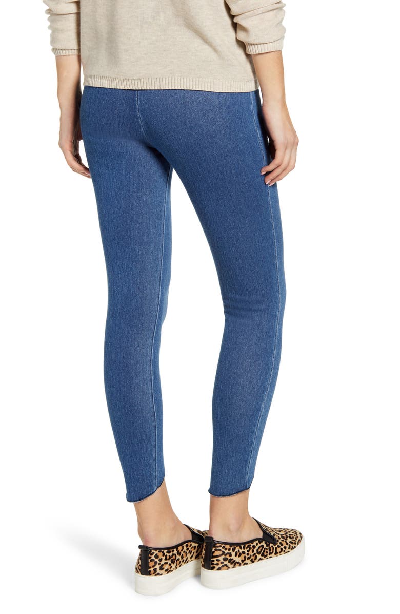 Lysse ́ Lynette Scallop Edge Denim Leggings, Alternate, color,