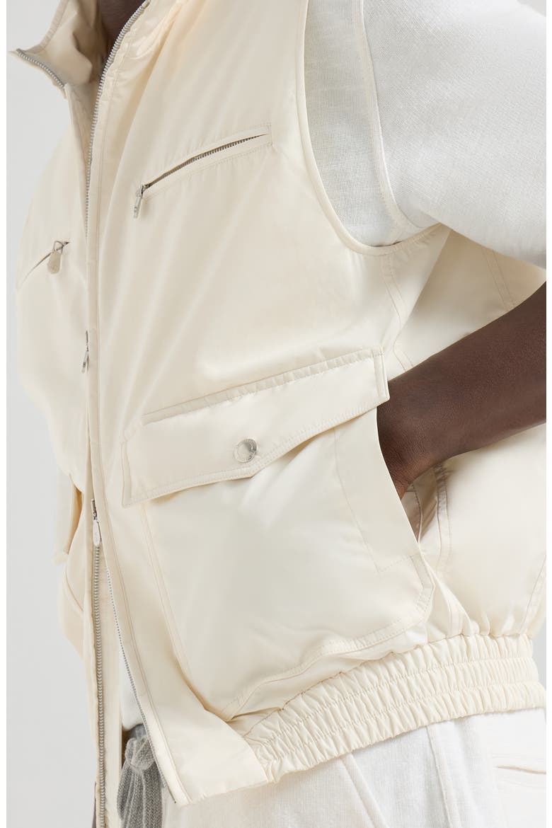 Nylon vest with padding, Alternate, color, Panama