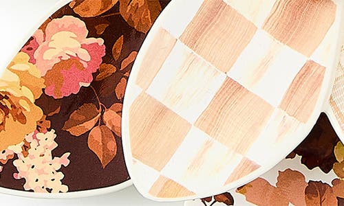 Mackenzie-childs Mackenzie Childs Wild Rose Large Wallflower In Neutral