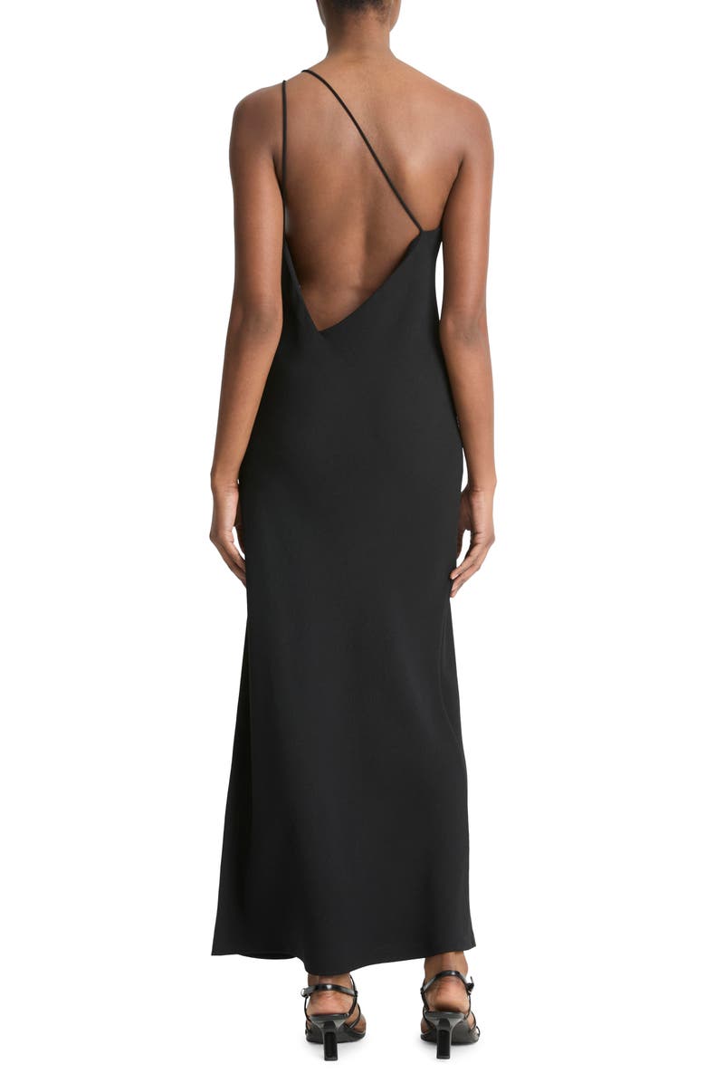 Vince One-Shoulder Slipdress, Alternate, color, Black