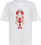 Maaji Azalea Lobster Cotton Cover-Up T-Shirt
