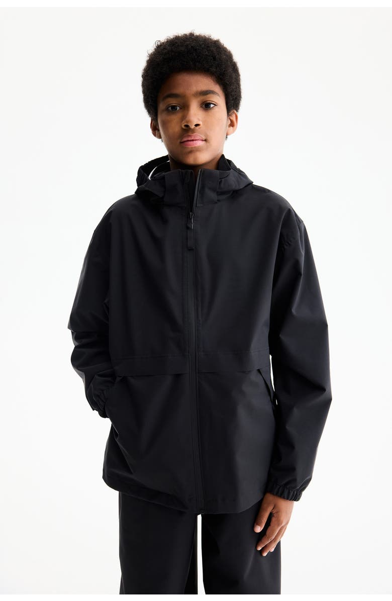 H&M Unisex Rain Jacket With Stormmove, Alternate, color, Black