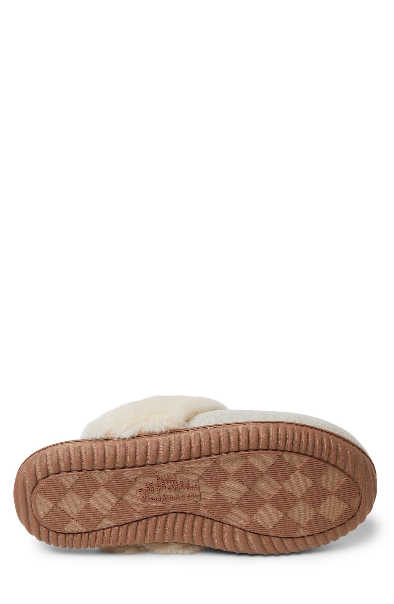 Alpine Faux Fur Slipper, Alternate, color, OATMEAL HEATHER