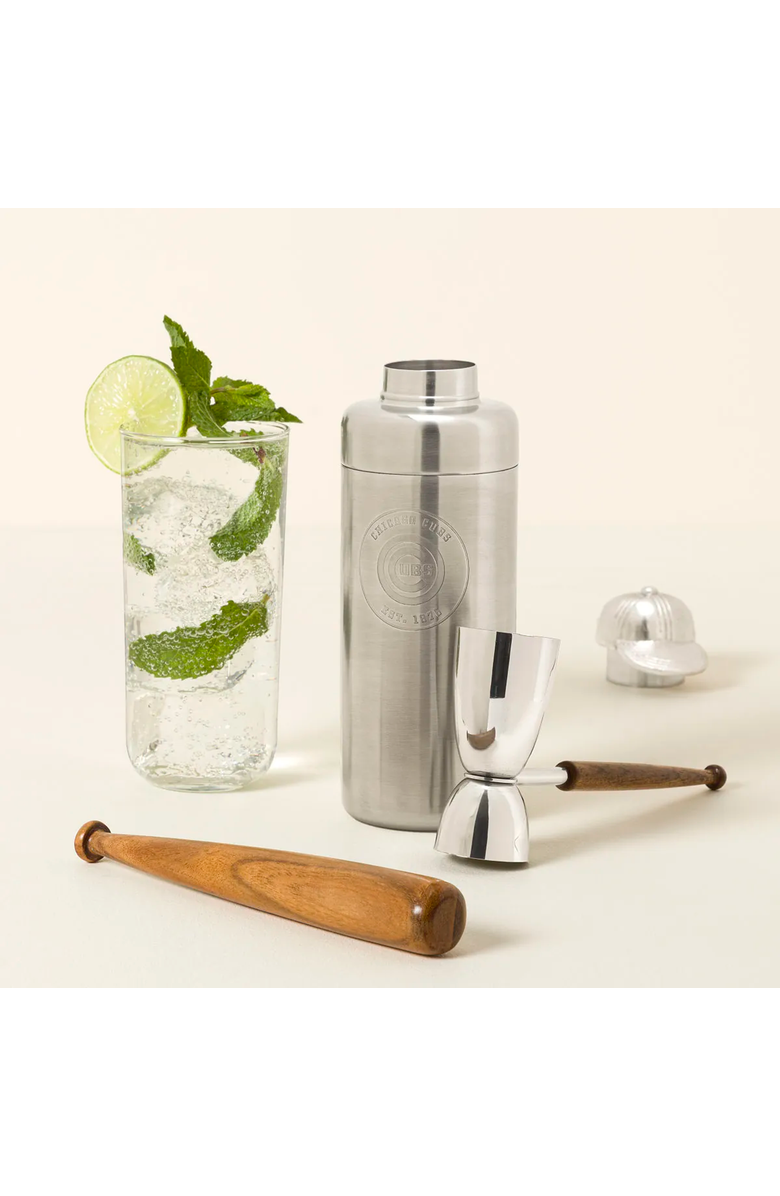 Uncommon Goods Batter Up MLB Cocktail Shaker & Bar Tool Set, Alternate, color, Los Angeles Dodgers