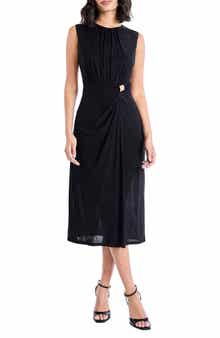 Maggy London Sleeveless Midi Dress