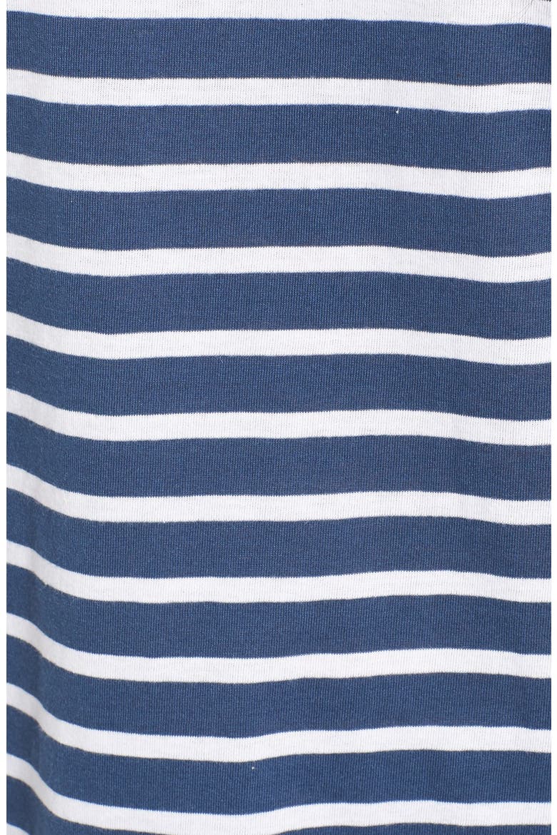 Stripe Crewneck Tee, Alternate, color, BLUE INSIGNIA LAUREN STRIPE