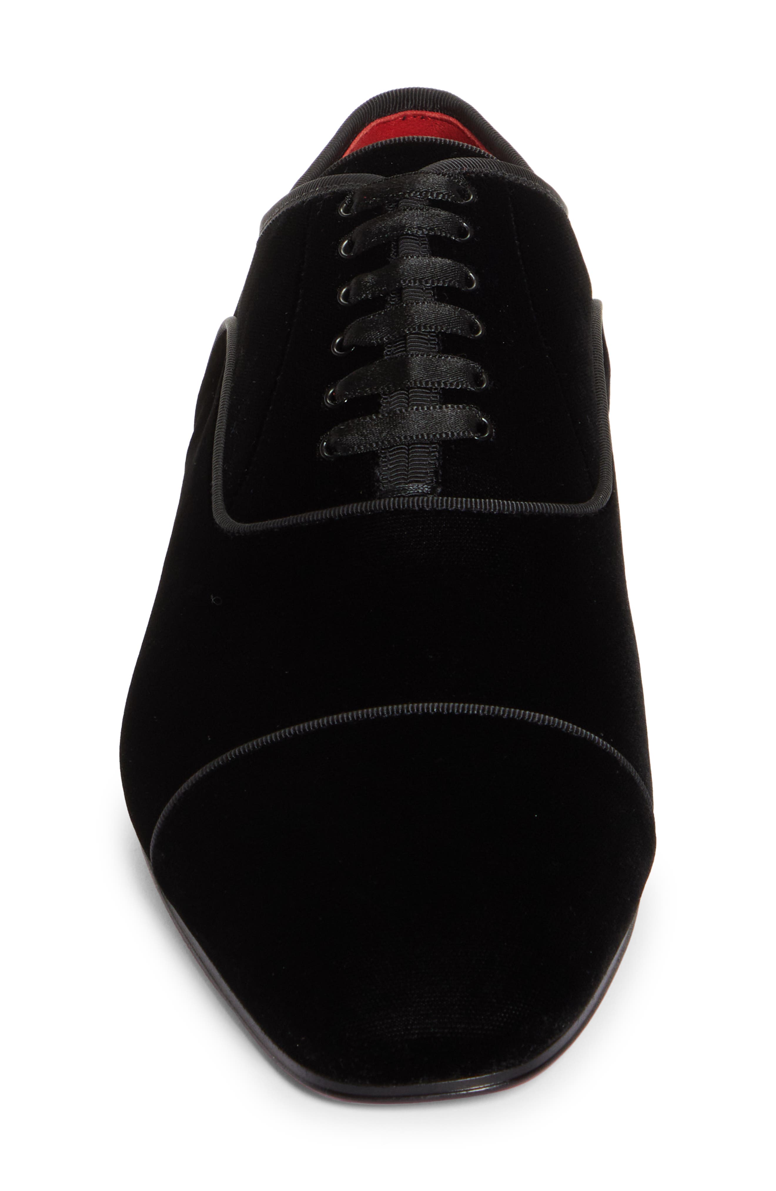 Christian Louboutin Greggyrocks Velvet Oxford, Alternate, color, 