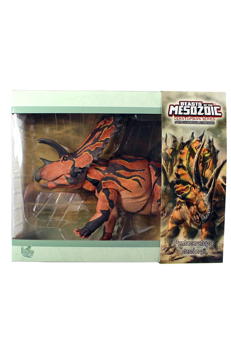 Beasts of the Mesozoic Pentaceratops Sternbergii Dinosaur Figure, Alternate, color, Multicolored
