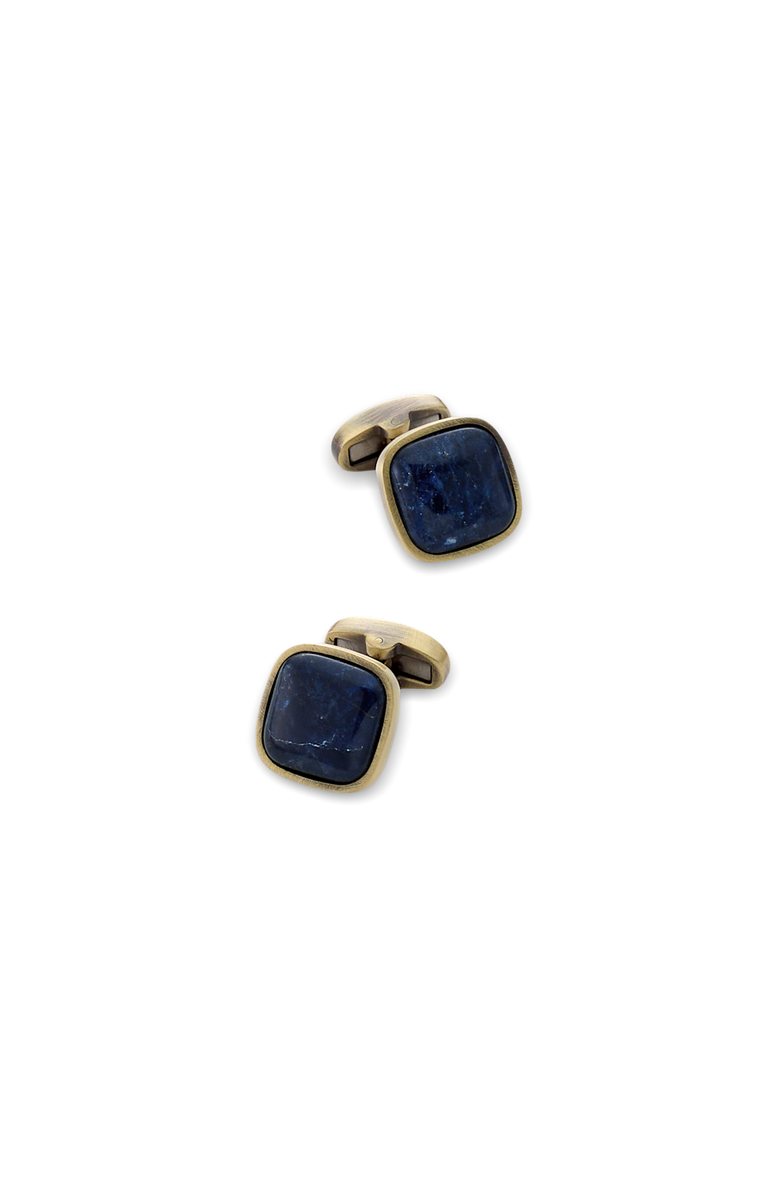 Paul Fredrick Lapis Stone Cufflinks, Main, color, Blue