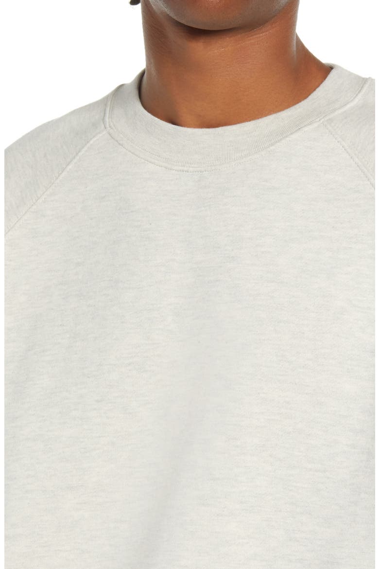 Brushed Fleece Pullover, Alternate, color, OATMEAL