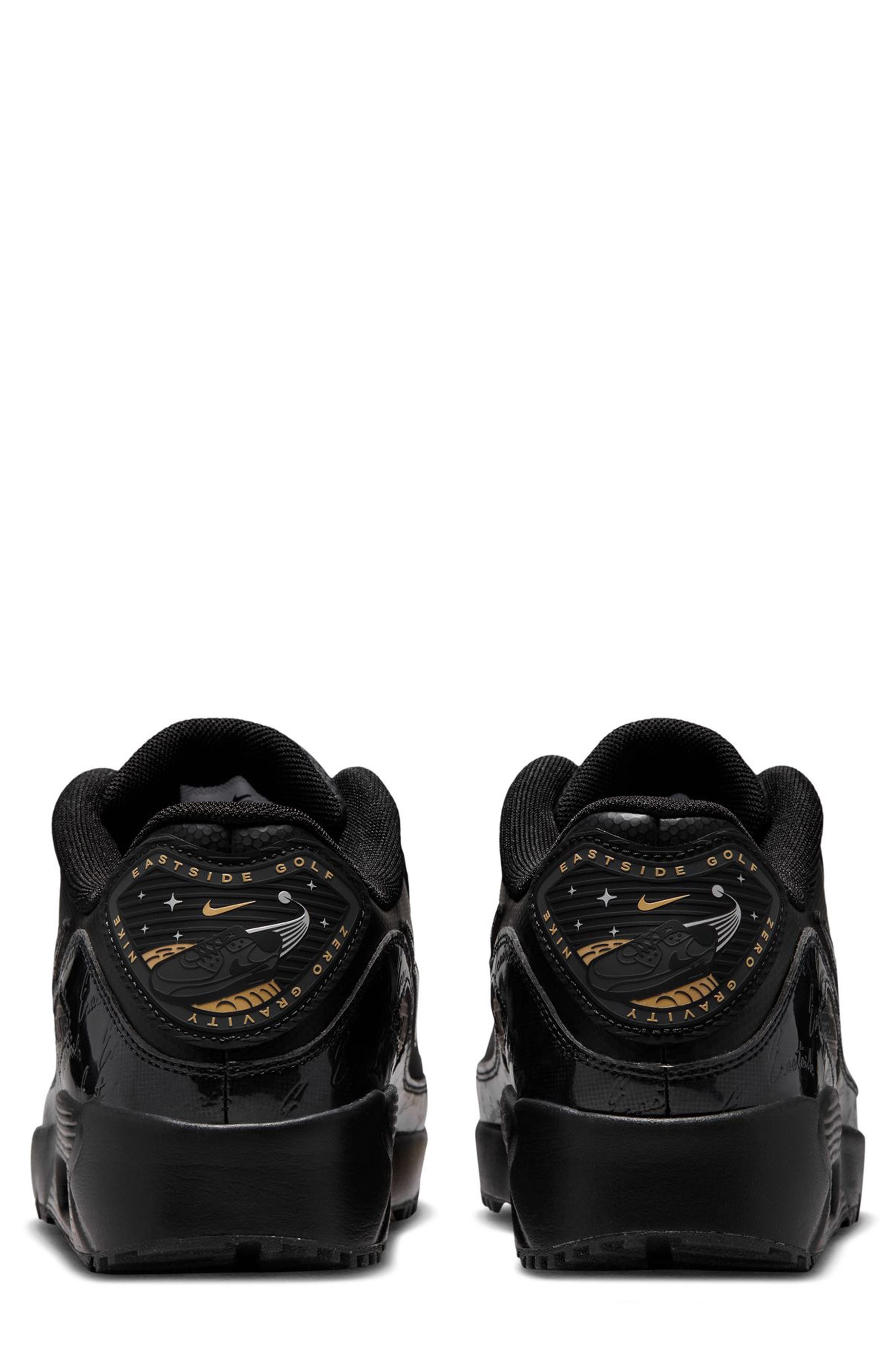 Air Max 90 G NRG ESG Golf Shoe, Alternate, color, BLACK/ DARK SMOKE GREY/ BLACK