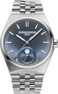 FREDERIQUE CONSTANT Classics Moonphase Date Automatic Bracelet Watch, 39mm