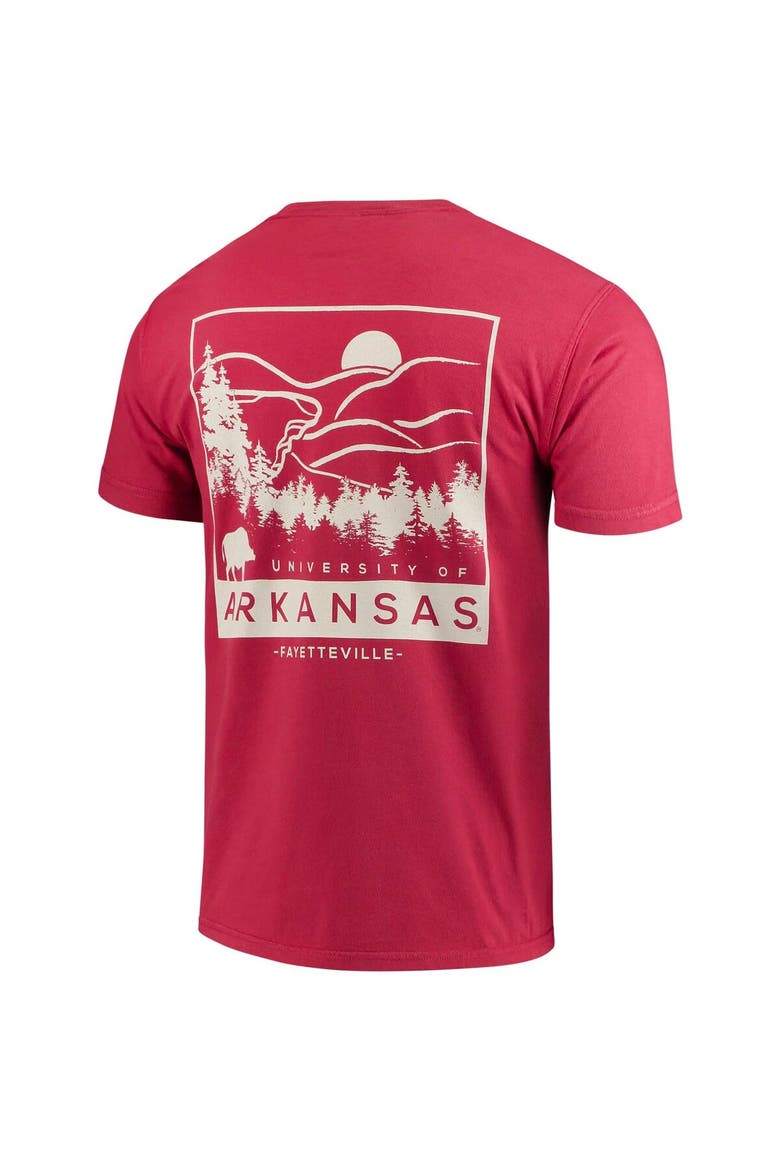 Men's Cardinal Arkansas Razorbacks Comfort Colors Local T-Shirt, Alternate, color, Crimson