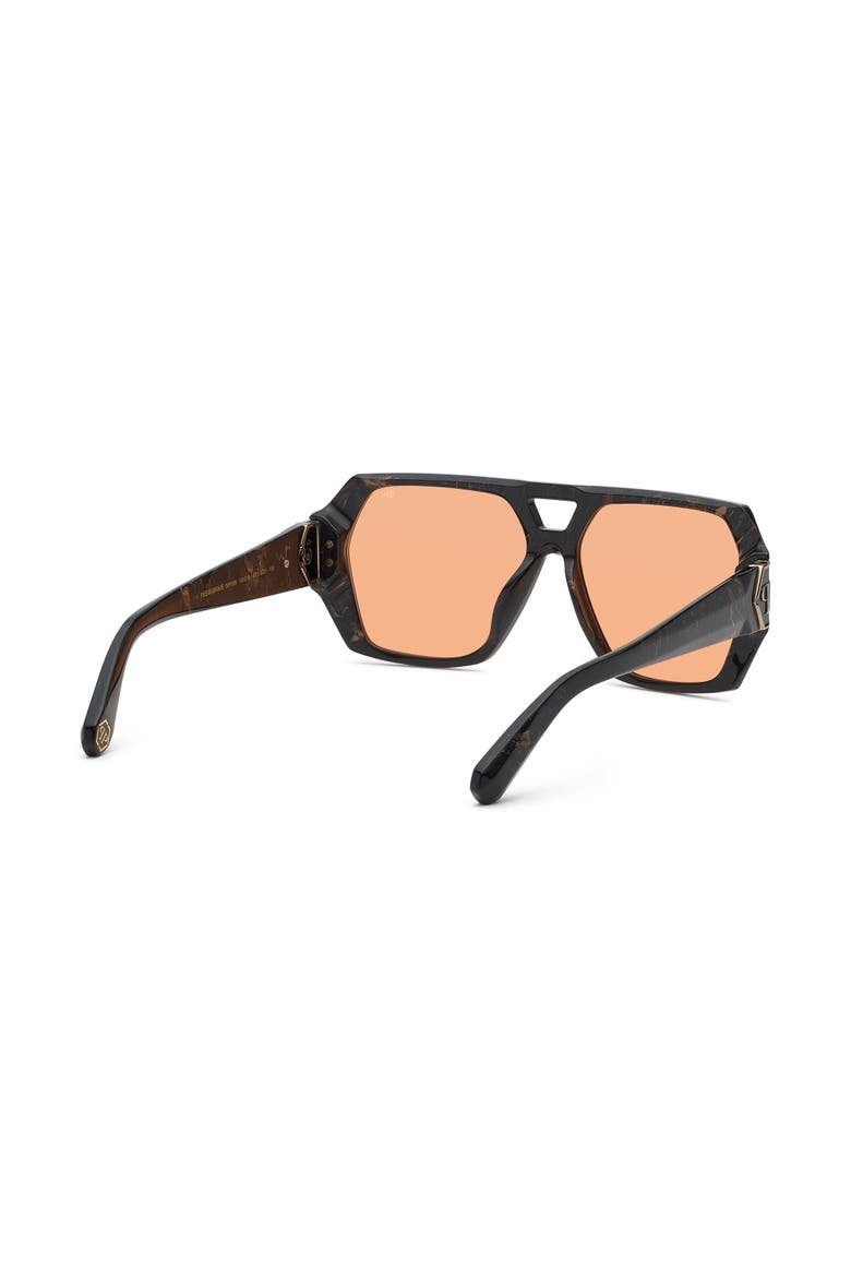 Sunglasses Plein Brave Women, Alternate, color, black/orange