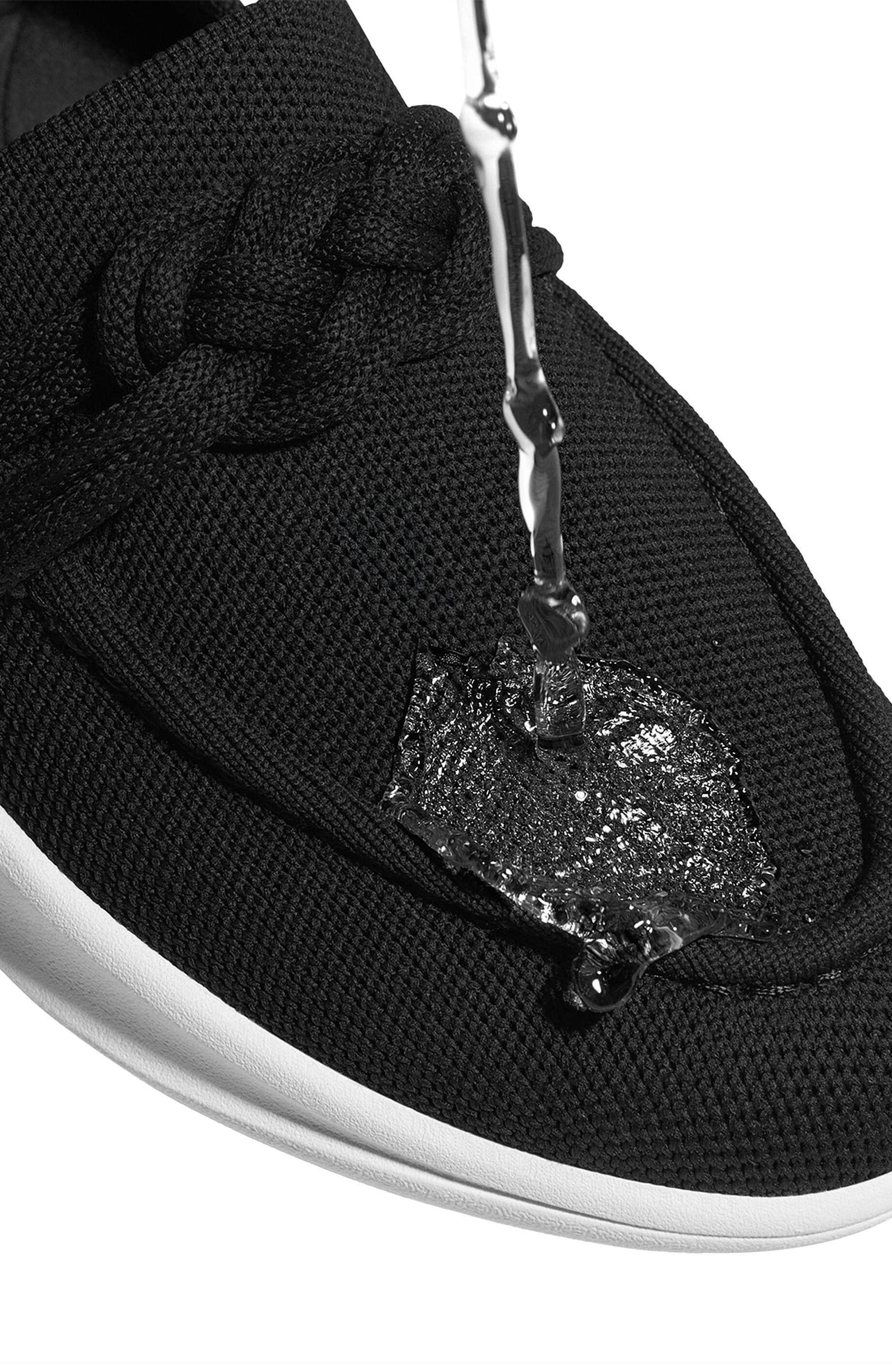 VIVAIA Water-Repellent Round-Toe Sneaker Loafers, Alternate, color, Black