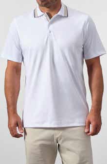 STUDIO GARNET LOS ANGELES Tipped Knit Polo