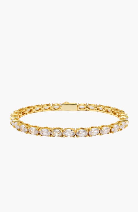 Oval Tennis Bracelet
