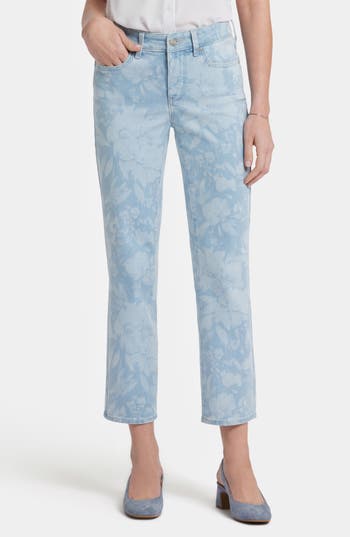 Nydj Petite Marilyn Marian Annabella Print Ankle Crop Jean